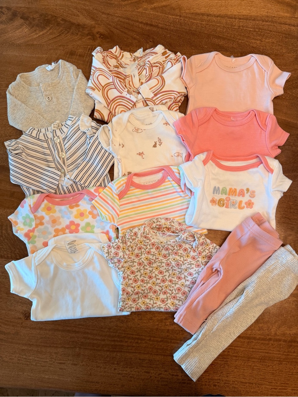 Infant Baby Girl Onesie Bundle
